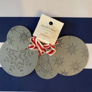 NWT Hearth and Hand Magnolia Ornaments MFH
